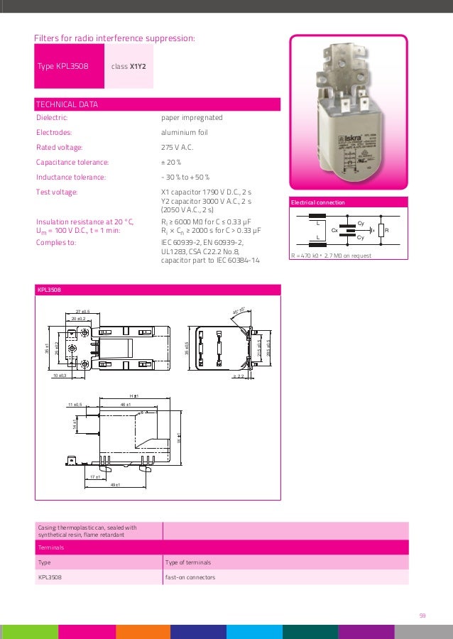 Radio Interference Suppression Capacitors and Filters