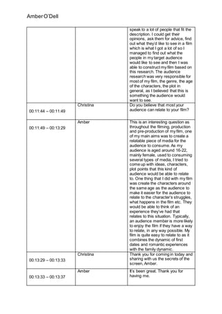 Radio interview script | DOCX