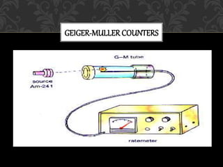 GEIGER-MULLER COUNTERS
 