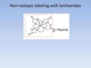 Non-isotopic labeling with lanthanides
 