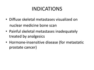 Radioisotopes in the management of bone metastases | PPTX