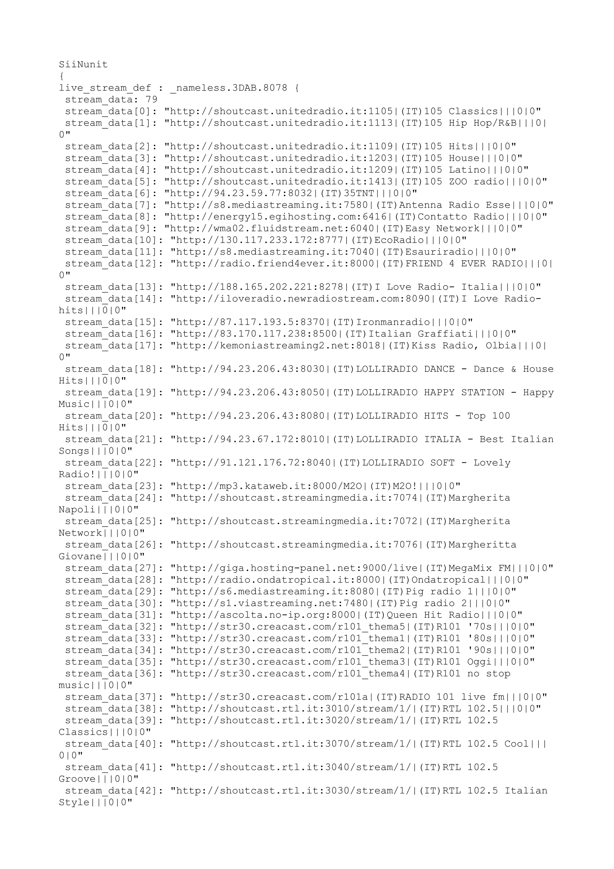 loadstring(game:httpget( Radio italiane | TXT