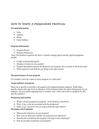 Radio journalism and production | DOC