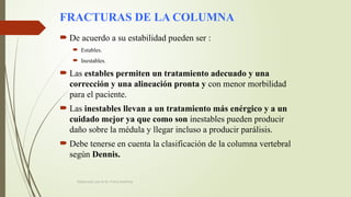 RADIOLOGÍA DE LA COLUMNA PATOLÓGICA.pptx