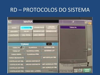 RD – PROTOCOLOS DO SISTEMA
 