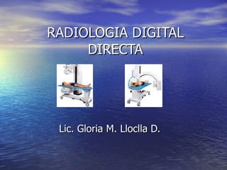 Radiologia digital directa Slide 1