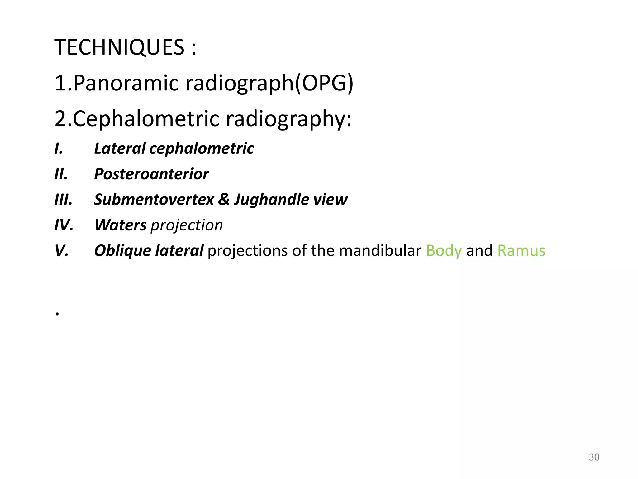 Radiology in oral & maxillofacial surgery | PPTX