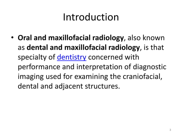 Radiology in oral & maxillofacial surgery | PPTX