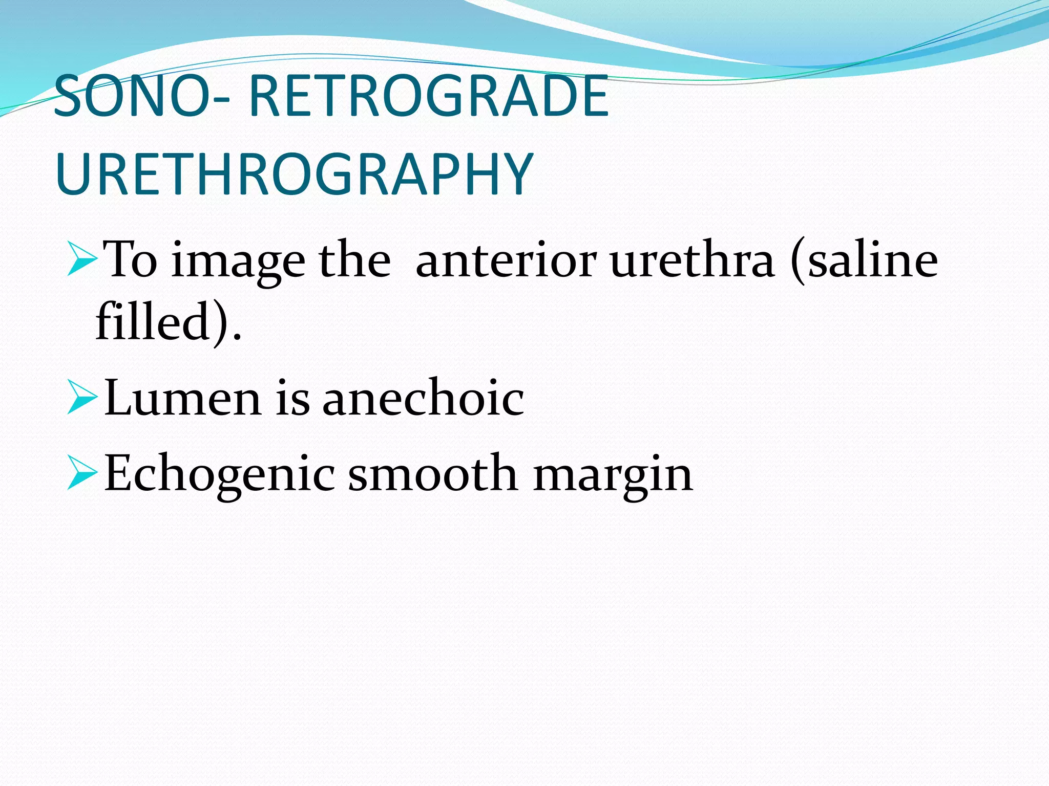 Radiological anatomy of the male urethra and techniques of imaging | PPTX