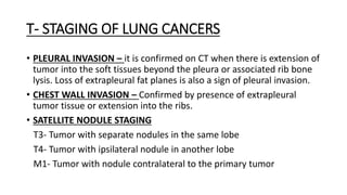 Radiological approach to lung neoplasms | PPTX