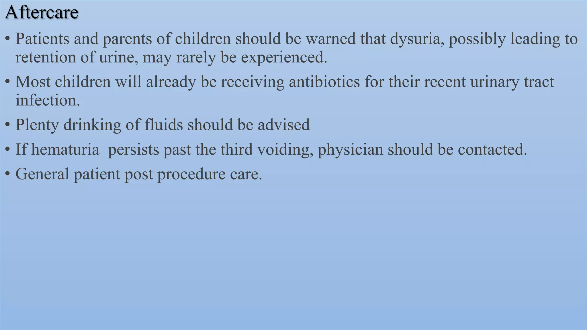 Radiological procedure of retrograde urethrography(rgu) and micturating ...