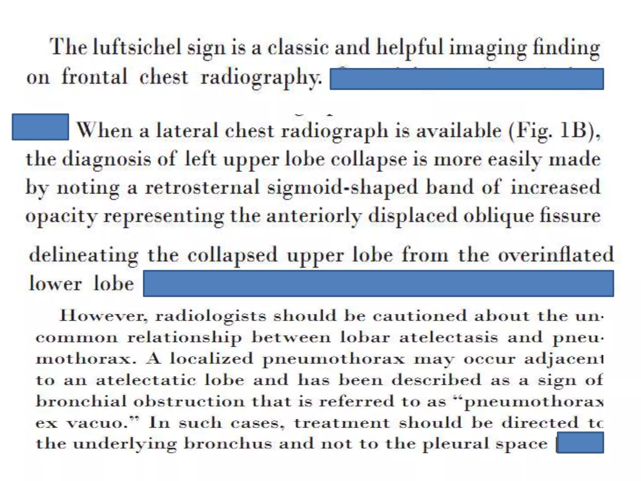 Radiological signs in thoracic imaging ( AJR article) | PPTX
