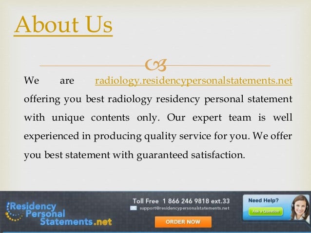 Best residency personal statement service