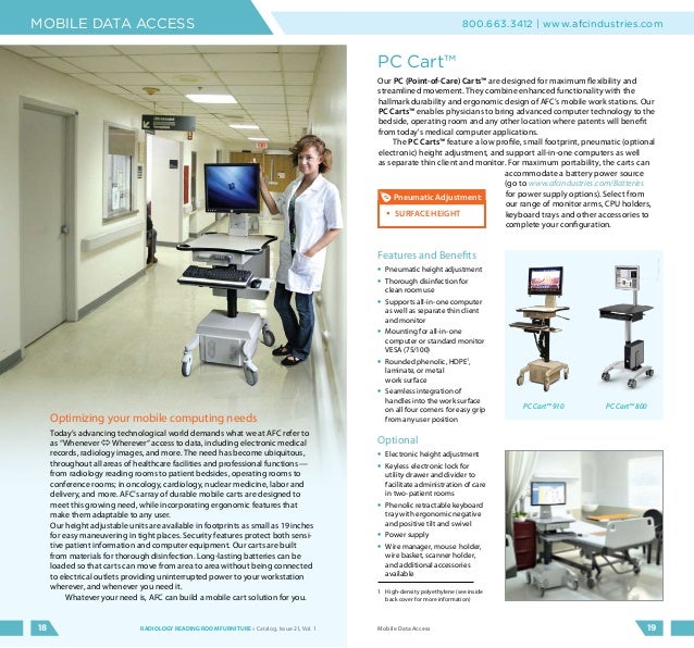 Radiology Reading Room FurnitureErgonomically Designed
