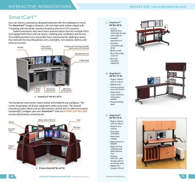 Radiology Reading Room FurnitureErgonomically Designed
