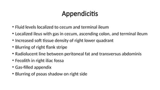 Comprehensive Radiological Evaluation of Acute Abdomen Conditions | PPTX
