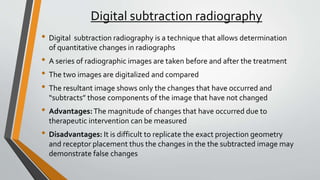 Substraction Radiograph Unit Radiology as applied to Pedodontics.pptx