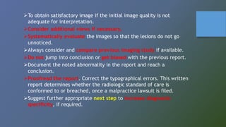 Radiology department planning | PPTX