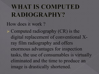 Radiology lecture 2 CR and DR .pptx
