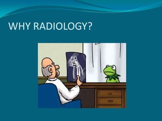 WHY RADIOLOGY?
 