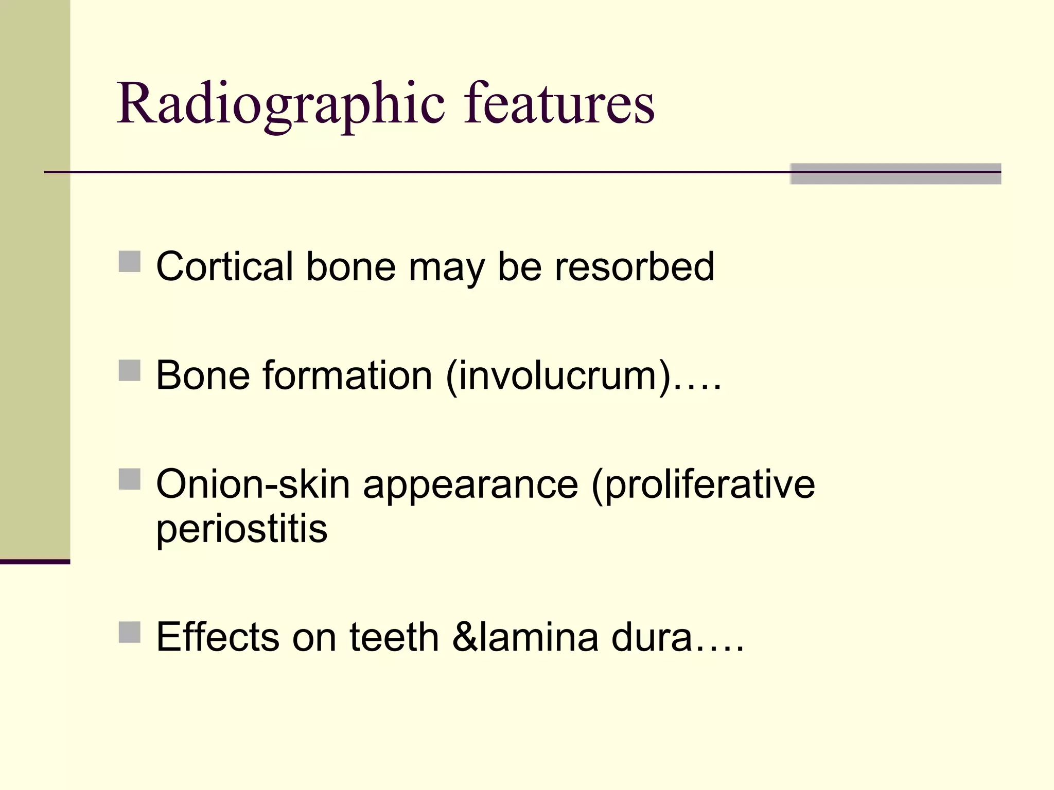 Radiology of inflammatory lesions of the jaws | PPT