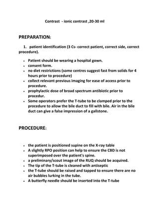 Radiology procedure questions and answer 1 | PDF