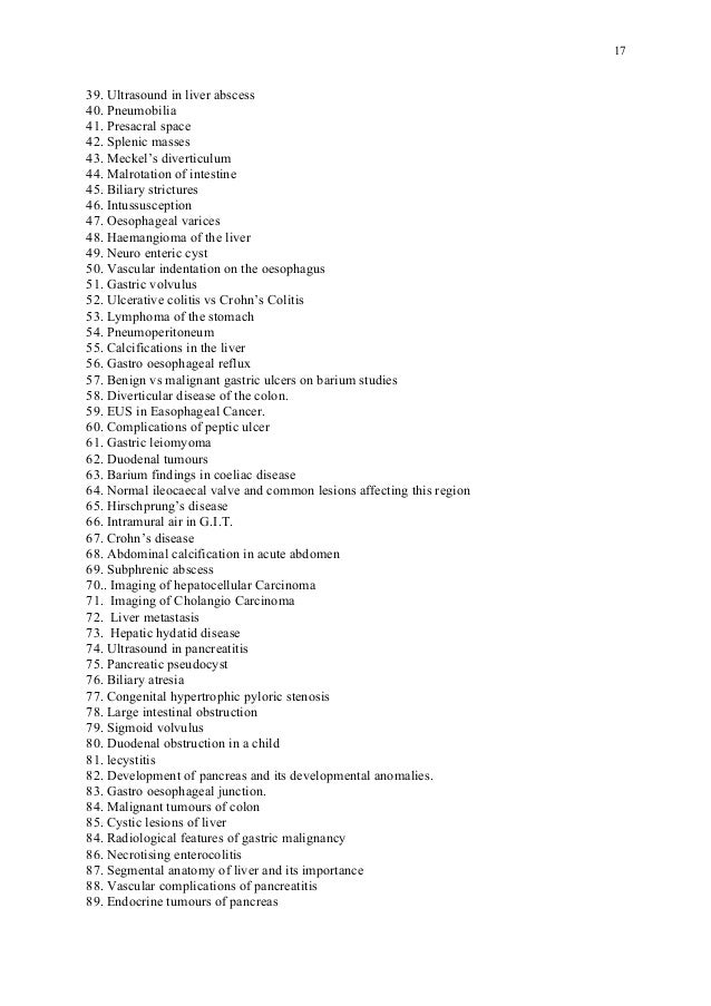 Radiology question bank