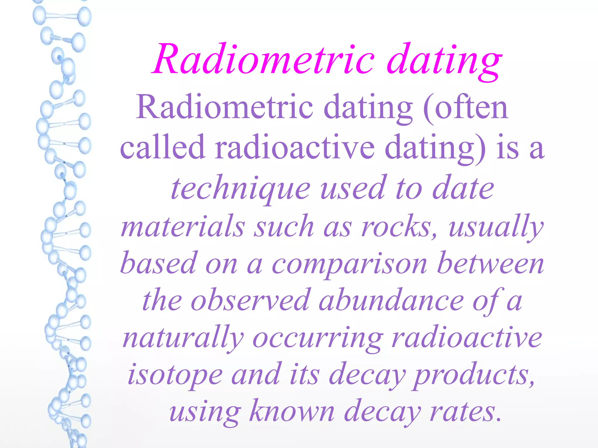 Radiometric dating | PDF