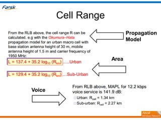 3G Radio Network Planning Slide 30