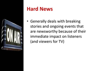 You must develop the ability to write for the ear in broadcast style. Remember: 	occupants of “read-only” positions generally got there through previous news positions in which they employed writing skills.   