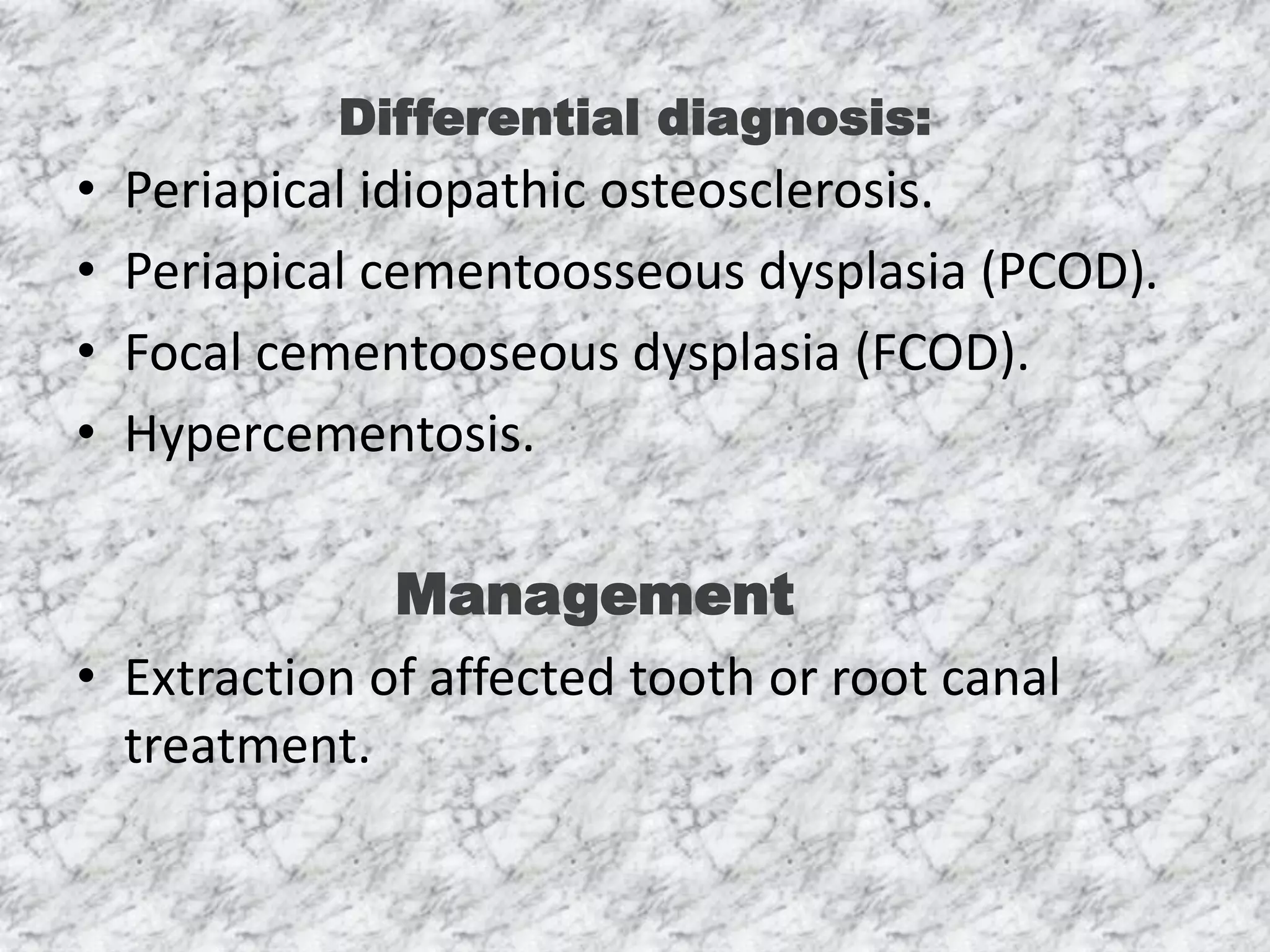Radiopaque Lesions | PPTX