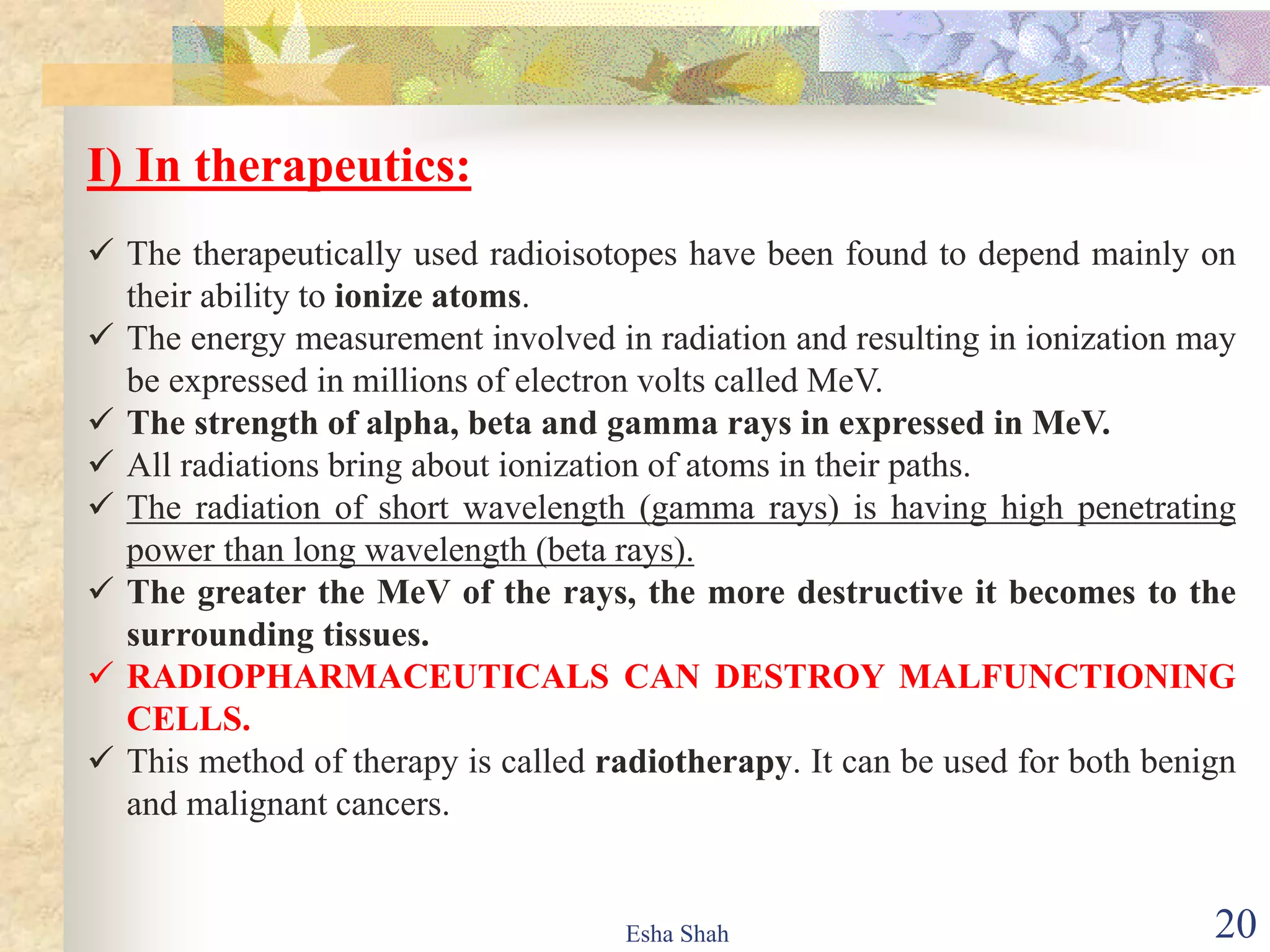 Radiopharmaceuticals | PDF