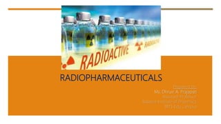 Radiopharmaceuticals | PPT