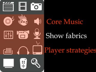 Core Music Player strategies Show fabrics 