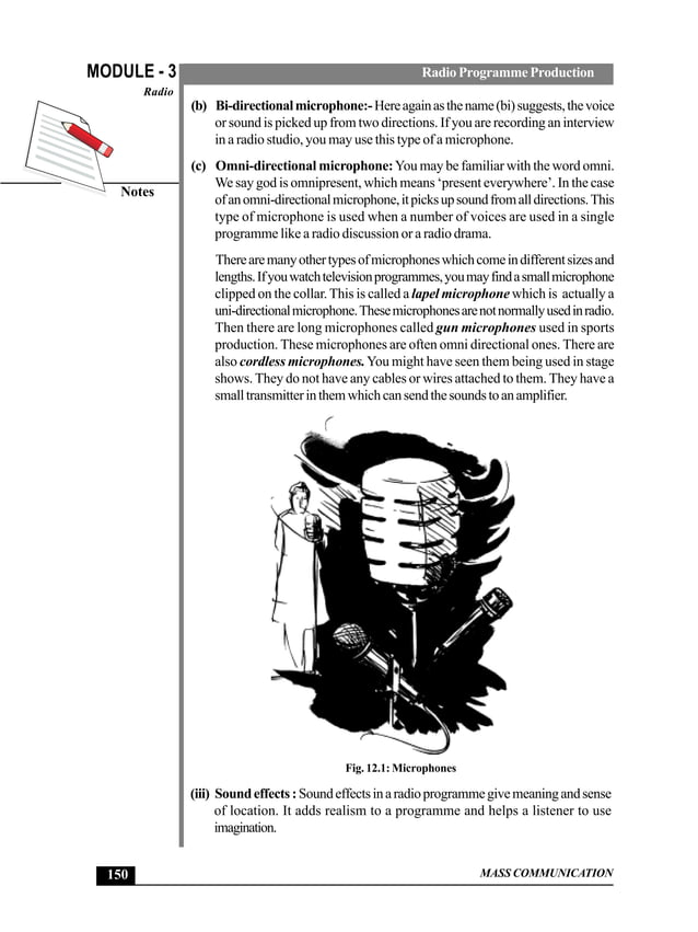 Radio programme production