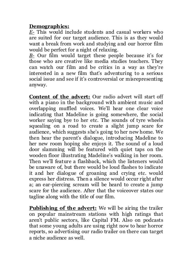 Radio proposal