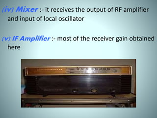 First Receiver Mixer Module Example Radio receiver | PPTX