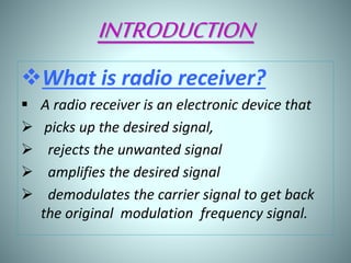 Radio receiver | PPTX