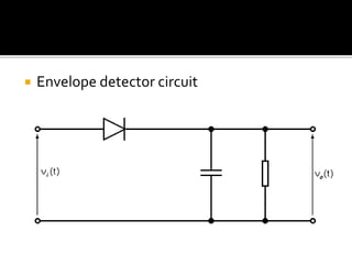  Envelope detector circuit
 