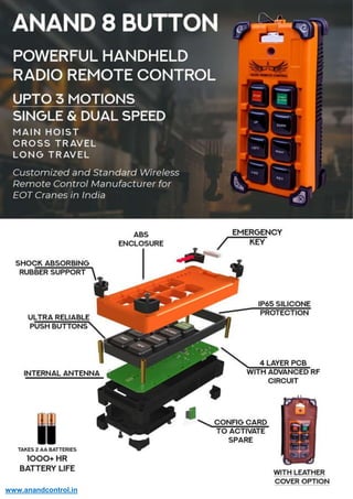Radio remote control 8 button | PDF