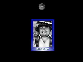 RÁDIO MUNDIAL

                                            Newton Duarte (Big Boy)
                                            nasceu em 01.06.1943 e
                                            faleceu em 07.03.1977
                                            de infarto, sozinho, em
                                            um hotel na cidade de
                                            São Paulo




                          RITMOS DE BOATE
                               1970
uchida.luiz@gmail.com
 