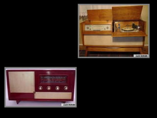 Nós, os        adolescentes dos
         anos 70,       convivemos muito
         mais com        os aparelhos de
         rádio do       que com os de
         televisão.
         Nos anos 60 provavelmente
         todas as casas tinham pelo
         menos um receptor de rádio
         ou rádio-vitróla e poucas
         casas tinham um aparelho de
         TV, branco e preto, é claro.
                                           Nossas Avós ou as nossas Mães
                                           cumpriam seus afazeres domésticos
                                           sempre    com     um    rádio    ligado.
                                           Cantarolando e ligadas na voz de algum
                                           “speaker” em especial, elas faziam das
                                           casas um ambiente leve e descontraído.

                                           Nossos Avôs ou os nossos Pais
                                           chegavam do trabalho e queriam ouvir
                                           as últimas notícias.
uchida.luiz@gmail.com
 