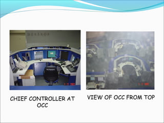 CHIEF CONTROLLER AT
OCC

VIEW OF OCC FROM TOP

 