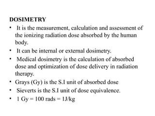 Radiotherapy indications and complications | PPTX