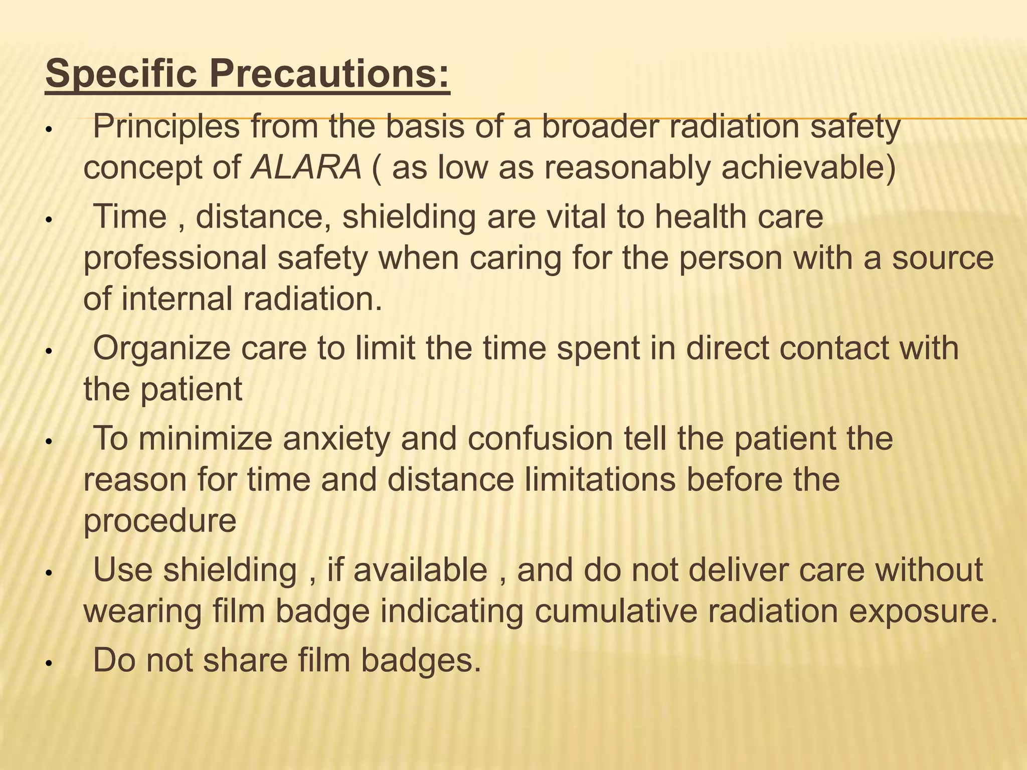 Radiotherapy and its safety precautions | PPTX