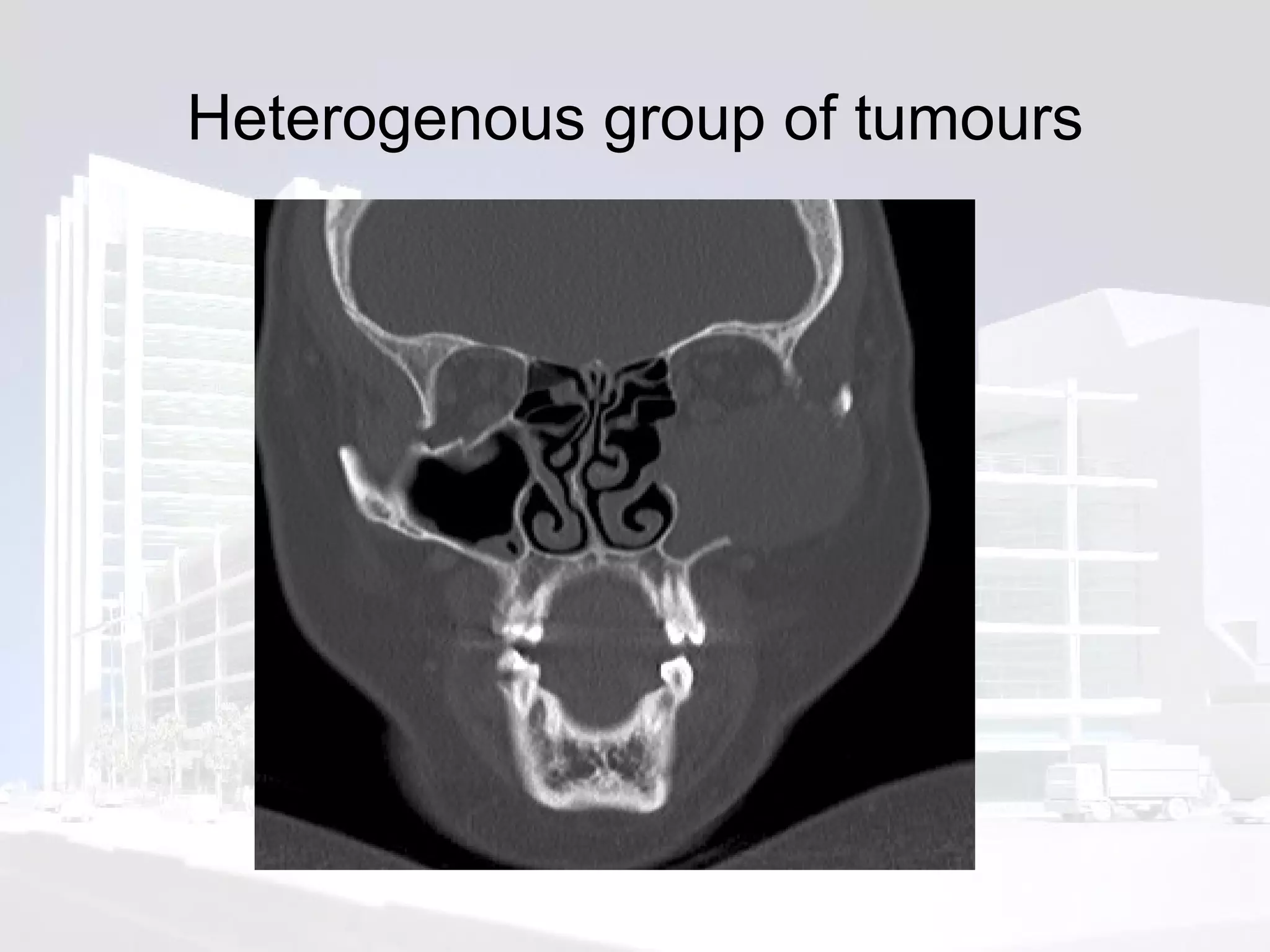 Heterogenous group of tumours 
