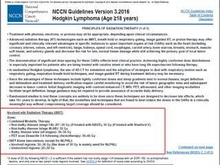 Radiotherapy lymphoma 