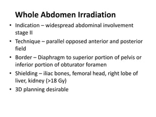 Parallel Indication Radiotherapy planning in lymphoma | PPTX