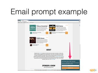 Email prompt example
 