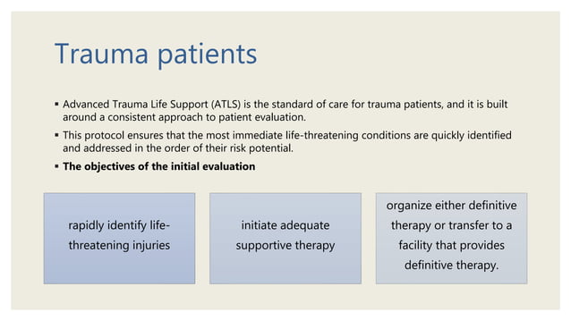 Radiology of trauma patients | PPTX | First Aid | Injuries